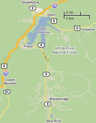 Summit County Map
